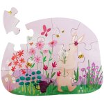 Puzzle � forme les fleurs de mrs. rabbit (12 pi�ces)