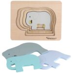 Puzzle en bois eléphant (6 pièces) Puzzle en bois eléphant (6 pièces)