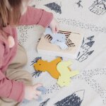 Puzzle en bois lion (6 pi�ces)