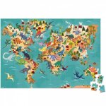 Puzzle ducatif gant les dinosaures (200 pices)