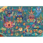 Puzzle mtallis wizzy la fte des monstres (50 pices)