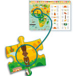 Puzzle d'observation avec livret tour du monde (200 pi�ces)