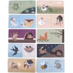 Puzzles retrouve ma maison animaux de la ferme