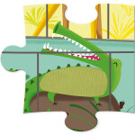 Puzzle tactile une journ�e au zoo (20 pi�ces)