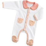Pyjama chaud  col floral esme (3 mois)