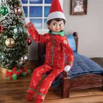 Pyjama en satin pour lutin de no�l