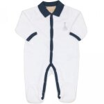 Pyjama en velours blanc sophie la girafe (3 mois)