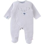 Pyjama en velours gris ours (12 mois)