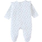 Pyjama velours imprimé fleuri (6 mois) Pyjama velours imprimé fleuri (6 mois)