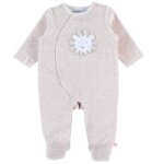 Pyjama en velours lion beige (3 mois) Pyjama en velours lion beige (3 mois)