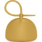 Range sucette silicone colour essence moutarde