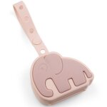 Range sucette en silicone elphee rose