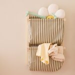 Rangement mural ray� bleu - vert