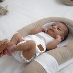 R�ducteur de lit cocoony argile chin� (3 mois)