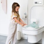 R�ducteur de toilette baleine aquamarine