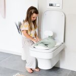 R�ducteur de toilette baleine pistache