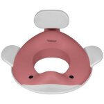 Réducteur de toilette baleine rose foncé Réducteur de toilette baleine rose foncé