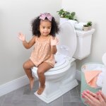 R�ducteur de toilette semi - permanent flip & sit