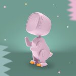 R�veil robot dinosaure rose