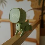 R�veil robot dinosaure vert