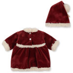Robe de no�l pour poup�e