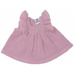 Robe pour poup�e en gaze de coton p�tale