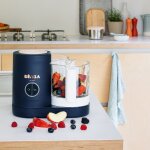 Robot cuiseur babycook neo bleu nuit et rose