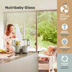 Robot cuiseur nutribaby glass celadon green
