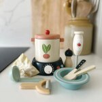 Robot soupe l�gumes et accessoires en bois