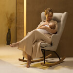 Rocking chair adulte argile