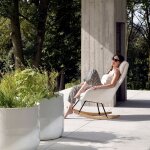 Rocking chair adulte nordic sheep cr�me