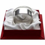 Rond de serviette deauville personnalisable (mtal argent)