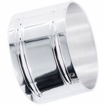 Rond de serviette filets personnalisable (argent massif 925)