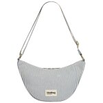 Sac banane andrea rayures fines bleu