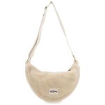 Sac banane andrea teddy beige