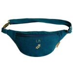 Sac banane bleu ptrole (personnalisable)
