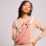 Sac banane sasha l teddy rose poudr�e