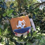 Sac bandouli�re les copains d'abord chien