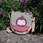 Sac bandouli�re les copains d'abord pingouin