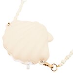 Sac bandouli�re coquillages cr�me