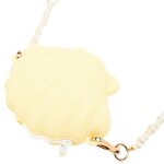 Sac bandouli�re coquillages jaune