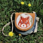 Sac bandouli�re tchikis 3 panda roux