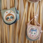 Sac bandouli�re tchikis 3 paresseux