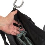 Sac cabas mix shopper velours noir