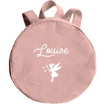 Sac � dos enfant rose poudr� (personnalisable)