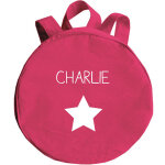 Sac � dos enfant rose grenadine (personnalisable)