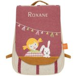 Sac  dos les copains d'abord lapin (personnalisable)