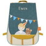 Sac  dos les copains d'abord ours (personnalisable)