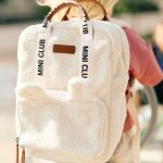 Sac � dos enfant mini club signature teddy offwhite