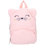 Sac � dos enfant the adorables chat fausse fourrure rose (27 cm)